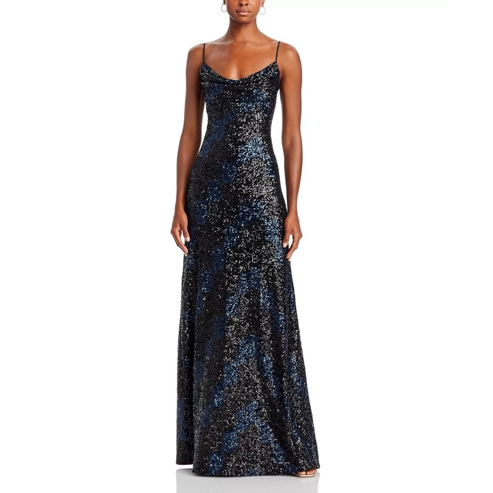 Halston Syrena Sequin Gown